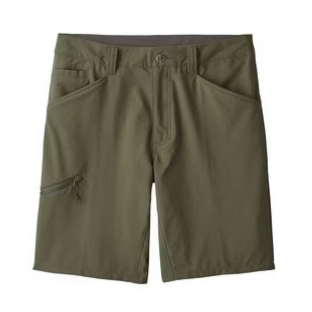 Patagonia Quandary Performance Hiking Shorts Olive Green 10” Men’s Size 38
